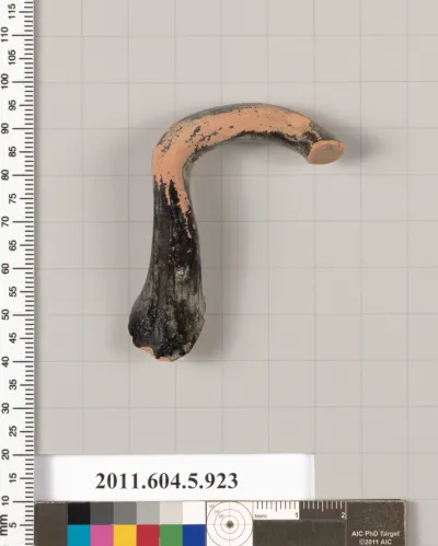 Terracotta fragment of a kylix (drinking cup)