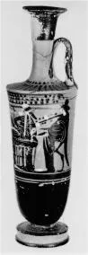 LEKYTHOS (ATHENIAN, BLACK-FIGURE)