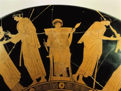 Rf. Schale (Attische Trinkschale)