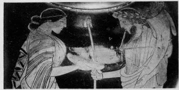 AMPHORA, NECK (ATHENIAN, RED-FIGURE)