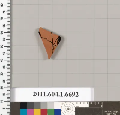 Terracotta fragment of a kylix (drinking cup)