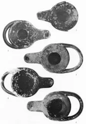 LAMP (ATHENIAN, BLACK GLAZE)