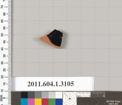 Terracotta fragment of a kylix (drinking cup)