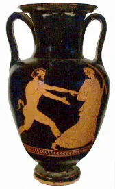 AMPHORA, NECK (ATHENIAN, RED-FIGURE)
