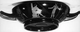 CUP, STEMLESS (ATHENIAN, RED-FIGURE)