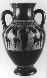 AMPHORA, BELLY, TYPE B (ATHENIAN, BLACK-FIGURE)