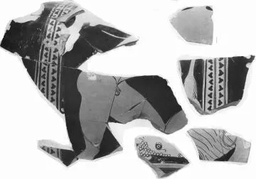 STAMNOS, FRAGMENTS (ATHENIAN, RED-FIGURE)