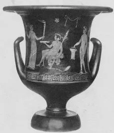 KRATER, CALYX (SOUTH ITALIAN, APULIAN, RED-FIGURE)