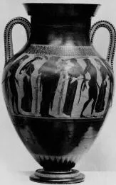 AMPHORA, BELLY, TYPE A (ATHENIAN, BLACK-FIGURE)