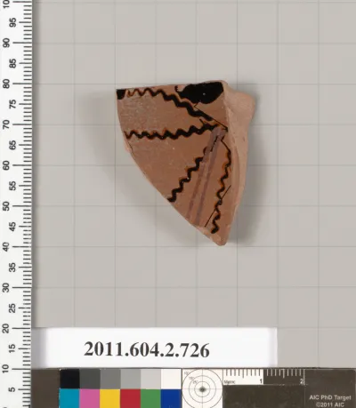 Terracotta fragment of a calyx-krater (bowl for mixing wine and water)