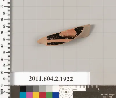 Terracotta fragment of a skyphos (deep drinking cup)