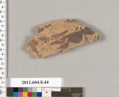 Terracotta fragment of a closed shape