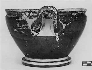 SKYPHOS (ATHENIAN, BLACK GLAZE)