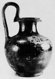 OINOCHOE (ETRUSCAN, BLACK GLAZE)