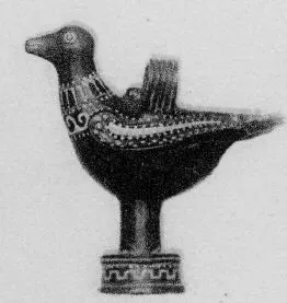 FIGURE VASE (SOUTH ITALIAN, GNATHIAN, BLACK GLAZE)