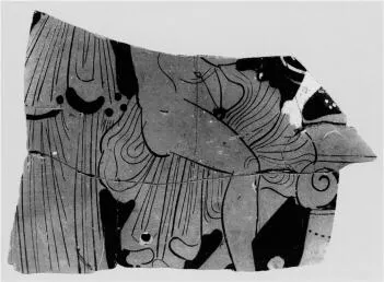 KRATER, BELL, FRAGMENT (ATHENIAN, RED-FIGURE)