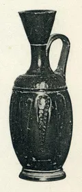 LEKYTHOS (UNCERTAIN, BLACK GLAZE)