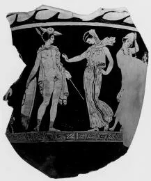 KRATER, BELL, FRAGMENT (SOUTH ITALIAN, LUCANIAN, RED-FIGURE)