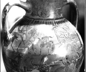 AMPHORA, NECK (ATHENIAN, BLACK-FIGURE)