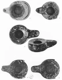 LAMP (ATHENIAN, BLACK GLAZE)