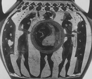 AMPHORA, BELLY, TYPE B (ATHENIAN, BLACK-FIGURE)