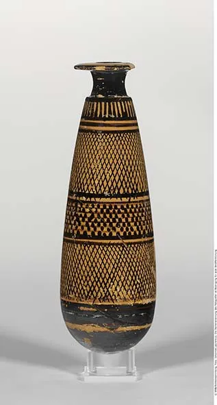 Attisch schwarzfiguriges Alabastron