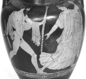 AMPHORA, NECK (ATHENIAN, RED-FIGURE)