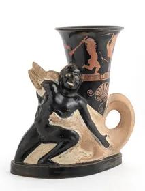 FIGURE VASE (ATHENIAN, RED-FIGURE)