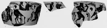 KYATHOS, FRAGMENTS (ATHENIAN, BLACK-FIGURE)