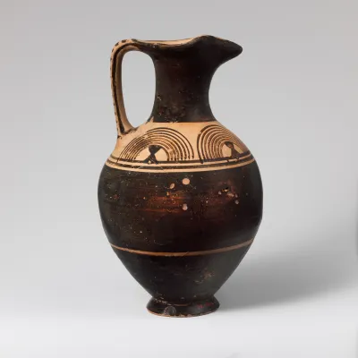 Terracotta oinochoe (jug)
