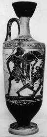 LEKYTHOS (ATHENIAN, BLACK-FIGURE)