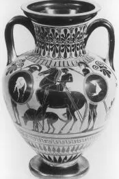 AMPHORA, NECK (ATHENIAN, BLACK-FIGURE)
