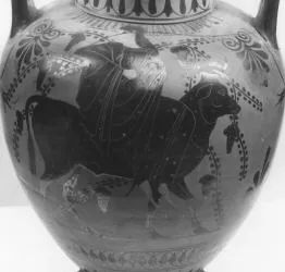 AMPHORA, NECK (ATHENIAN, BLACK-FIGURE)