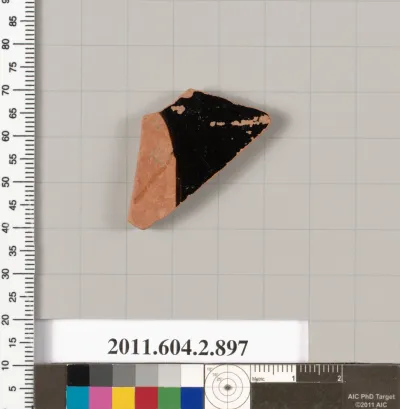 Terracotta fragment of a bell-krater (bowl for mixing wine and water)