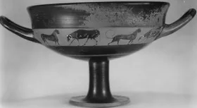 CUP, LITTLE MASTER BAND (ATHENIAN, BLACK-FIGURE)