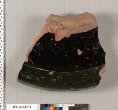 Terracotta fragment of a volute-krater (bowl for mixing wine and water)