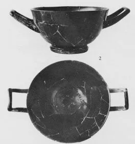 CUP SKYPHOS (ATHENIAN, BLACK GLAZE)