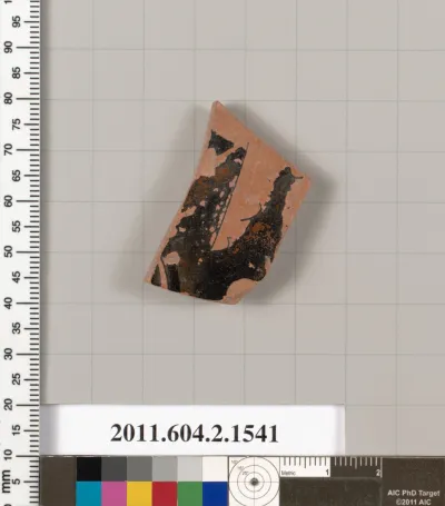 Terracotta fragment of a skyphos (deep drinking cup)