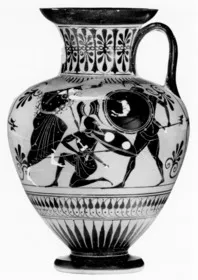 AMPHORA, NECK (ATHENIAN, BLACK-FIGURE)