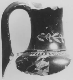 OINOCHOE, FRAGMENT (ATHENIAN, RED-FIGURE)