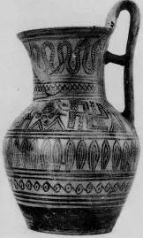 PITCHER (ATHENIAN GEOMETRIC, SILHOUETTE)