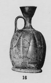 LEKYTHOS, SQUAT (ITALIOTE, BLACK GLAZE)