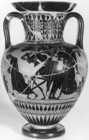 AMPHORA, NECK (ATHENIAN, BLACK-FIGURE)