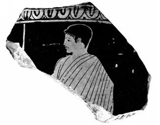 KRATER, BELL, FRAGMENT (ATHENIAN, RED-FIGURE)