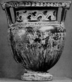 KRATER, COLUMN (ATHENIAN, BLACK-FIGURE)