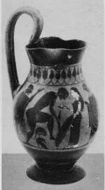 OLPE (ATHENIAN, BLACK-FIGURE)