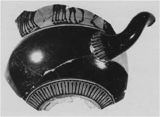 KRATER, CALYX, FRAGMENTS (ATHENIAN, BLACK-FIGURE)
