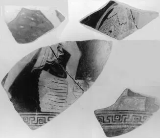 STAMNOS, FRAGMENTS (ATHENIAN, RED-FIGURE)