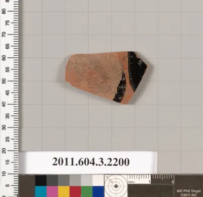 Terracotta fragment of a kylix (drinking cup)