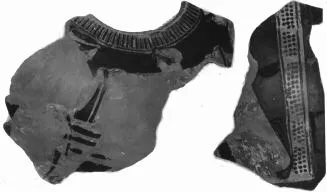 STAMNOS (?), FRAGMENTS (ATHENIAN, RED-FIGURE)